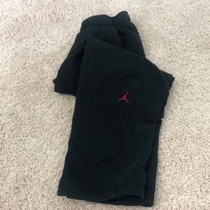 Black Jordan Nike sweat pants